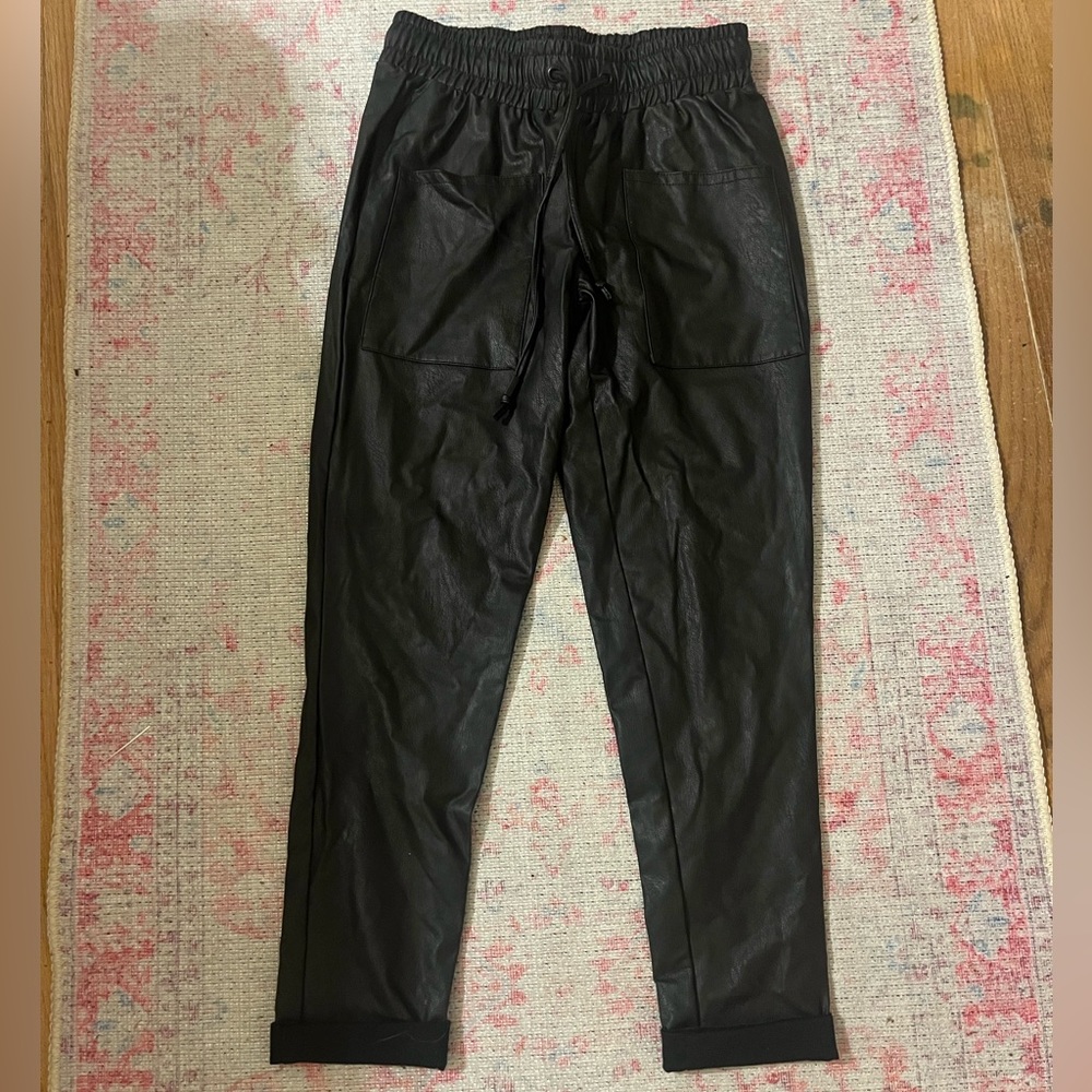 Black Leather Pants
